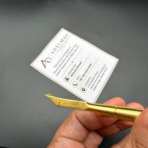 Coupe-cuticules à lame droite en or mat, taille de mâchoire 5 mm, pointe acérée, acier inoxydable, soin des ongles, éliminateur de peaux mortes, logo personnalisé OEM - Product Image 5