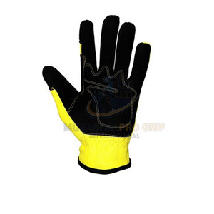 Guantes de Seguridad Mecánicos Personalizados de Alta Calidad (Nylon/Cuero) Resistentes al Calor, Antideslizantes, con Puño Reforzado para Herramientas Manuales - Product Image 2