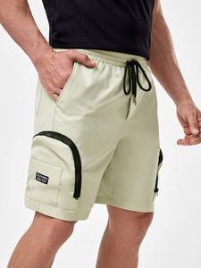 Latest Summer Custom New Men's Shorts Factory Wholesale Men <b>Khaki</b> Chino Shorts Men's Shorts Fitness Sports and Casual Wear - Product Image 2
