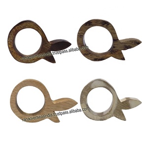 Unique Design Superior Quality <b>Wooden</b> <b>Napkin</b> <b>Ring</b> Holder in Different Tone for Wedding Home Table Decor - Product Image 1