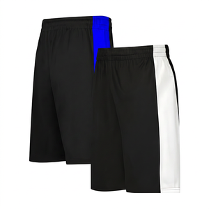 Shorts de bain pour homme 100% polyester tissé, séchage rapide, taille mi-haute élastique, style sportif, avec design coloré - Product Image 4