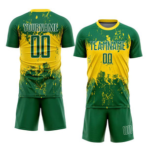 Uniforme de football à manches courtes personnalisé multicolore - Prix raisonnable, haute qualité, dernier design - Product Image 5