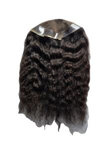 Topper de Cabello Humano Remy 100% con Ondas Profundas y Monofilamento para Mujer, Cabello Taz BD Importado de Bangladés - Product Image 3