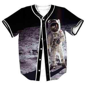 Uniforme de Béisbol Personalizable al por Mayor para Niños, Camisetas de Béisbol con Botones Estilo Hip Hop - Product Image 5