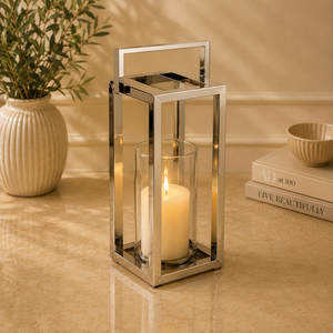 Premium Aluminum Candle <b>Lantern</b> With <b>Gold</b> Finish Adds Warm Ambient Glow Perfect For Home Decor And Festive Lighting - Product Image 5