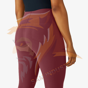 Leggings Deportivos Sólidos para Mujer al por Mayor, Transpirables, de Cintura Alta, para Entrenamiento, Fitness y Yoga - Product Image 6