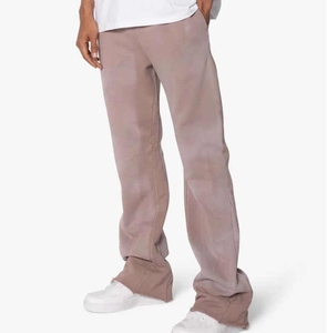 OARH INT INDUSTRY Men's <b>Elastic</b> <b>Waist</b> Drawstring Sweatpants Solid Color Midweight Canvas Casual Pants Breathable Knitted Fleece - Product Image 5