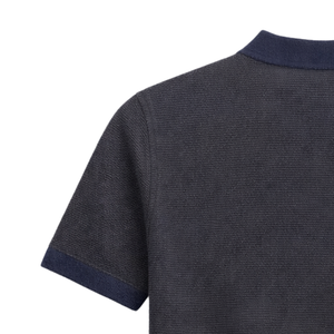 Polo de Algodón Texturizado para Hombre, Manga Corta, Tela Suave Premium, Corte Ajustado, Estilo Casual Elegante, Ropa de Verano, Venta al Por Mayor - Product Image 2