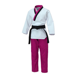 Custom Durable Judo Uniform 100% Cotton White Top Blue Pants Breathable 400g Regular Fit Adult Unisex Martial Arts Wear Set - Product Image 6