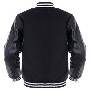 Vestes de baseball personnalisées OEM pour hommes, vestes universitaires, vestes bomber, broderie personnalisée, fabrication en usine - Product Image 3