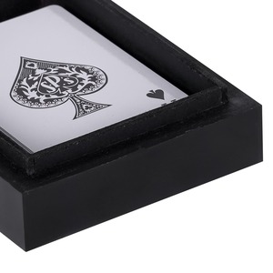 Caja de Almacenamiento Decorativa Moderna de Resina para Cartas de Póker, Caja con Diseño de As de Espadas, Acabado Brillante para Organización y Exhibición - Product Image 2
