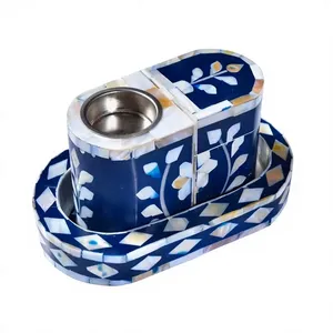 Wholesale High Quality Handmade Capiz Inlay Bakhoor <b>Incense</b> Burner <b>Box</b> Artisan Wood Mother Pearl <b>Incense</b> Religious Coriander - Product Image 1