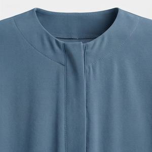 2025 OEM Kimono Outwear Abaya High Stretch Soft Thicker Polyester Fabric Muslim Women V Neck Long Sleeve Party Ramadan Wedding - Product Image 3