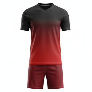 Maillot de football unisexe avec short, ensemble deux pièces de compétition Endurance Pro, uniforme de football, vêtements de sport à séchage rapide, OEM personnalisé - Product Image 1