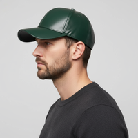 Topi Bordir Logo Topi Musim Panas Topi Baseball untuk Grosir PU Adjustable Snapback Unisex Topi 6-Panel Topi Pesta
