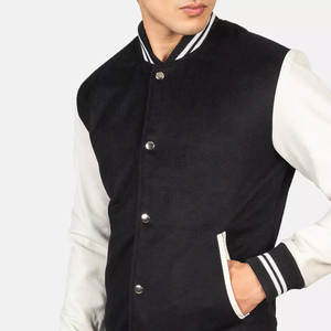 Blouson Bomber Tendance Personnalisé pour Homme – Style Décontracté Ample et Moderne avec Col Montant et Écussons Brodés - Product Image 6