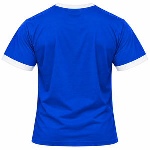 Phi Beta Sigma 1914 Ringer T <b>Shirt</b> Royal Blue <b>White</b> Trim <b>Short</b> <b>Sleeve</b> Crew Neck Graphic Tee Casual Collegiate Fraternity Apparel - Product Image 4