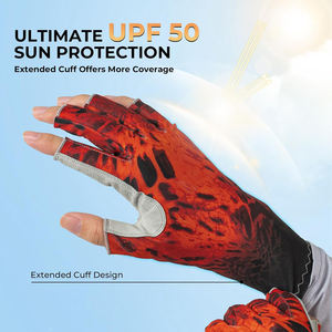 Gants de pêche professionnels sur mesure pour l'extérieur, antidérapants, respirants, légers, avec fermeture auto-agrippante, unisexe - Product Image 2