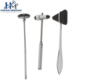 Marteau réflexe médical en acier inoxydable pour évaluation neurologique, test des tendons, fournitures d'examen professionnel pour médecins - Product Image 2