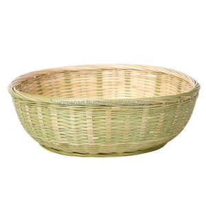 Juego de Cestas Redondas de Mimbre para Almacenamiento de Alimentos, para Organizar Frutas y Pan - Product Image 3