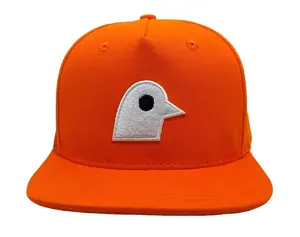 Cappellino sportivo di alta qualità di una taglia all'ingrosso cappello da papà arancione cappellini da Baseball bianchi personalizzati con testa di uccello cappuccio da ricamo nella fabbrica del Vietnam