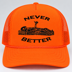 Casquette Trucker en Mousse Personnalisée avec Logo Imprimé, Chapeau Snapback en Maille, Vente en Gros, Fabricant Vietnamien, OEM ODM, Chapeau Promotionnel Streetwear, Usine - Product Image 1