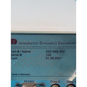 IDE 2001948 000 Utilisé tel quel Pièces d'équipement semi-conducteur d'occasion - Product Image 3