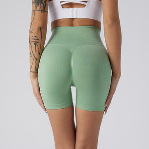 Shorts de Compresión Deportivos para Mujer, Cintura Alta, Ecológicos, de Secado Rápido, con Estampado Floral, para Entrenamiento y Fitness - Product Image 6