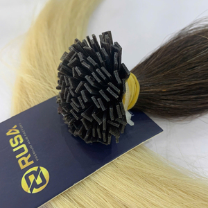 ผมต่อแบบ I-Tip ยี่ห้อ Rusa แบบปลายแบน คุณภาพสูงพิเศษ ผมเวอร์จินเวียดนาม แบบ Double Drawn  ถักด้วยเครื่องจักร  ความยาว 10-34 นิ้ว ขายส่ง - Product Image 4
