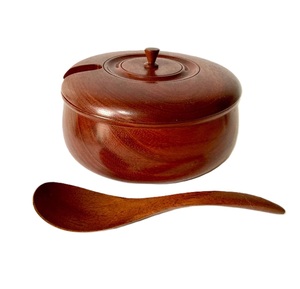 <b>Wood</b> Salt or Spice <b>Box</b> with Swivel Lid | Storage Container for Kitchen Countertop Perfect for Table Salt Gourmet Salts Herbs - Product Image 6