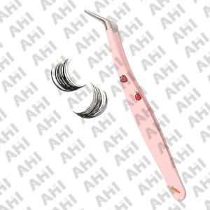 Pinzas de Acero Inoxidable Duraderas de Alta Calidad para Extensión de Pestañas, Punta Serrada para Artistas Profesionales de Pestañas, Uso Personal en Salón - Product Image 5