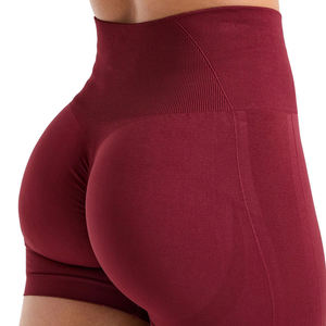 Shorts Deportivos de Cintura Media con Cordón Ajustable para Mujer, Transpirables, Elásticos en Cuatro Direcciones, para Yoga, Fitness y Running, Venta al Por Mayor, Personalizables, OEM, ODM - Product Image 1