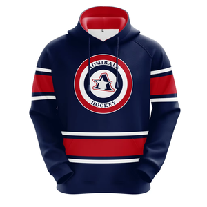 Sweat à capuche personnalisé pour équipe sportive, respirant, en polaire, vêtements de sport, graphismes en couleurs réelles, sublimation, polyester/coton uni, séchage rapide - Product Image 3