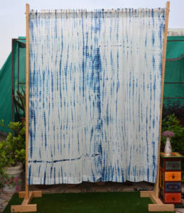 Cortina de Algodón con Estampado Tie Dye Estilo Boho, Decorativa para Ventana, para Hogar, Dormitorio, Sala de Estar, Cafetería, Restaurante, Hotel, Longitud Personalizada, Venta al Por Mayor - Product Image 1