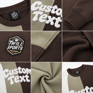 Sweat-shirts personnalisés à impression en relief, faible quantité minimum de commande, vente en gros, haute qualité, design imprimé, sweat-shirt à impression en relief pour hommes - Product Image 4