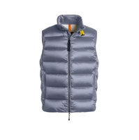 Nouveau design de gilet matelassé à capuche léger, personnalisé, écologique, coupe-vent, respirant, décontracté pour hommes, broderie sur le devant OEM