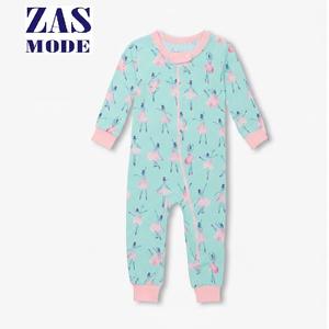 Nuevo Conjunto de Mameluco para Bebé con Cremallera Bidireccional YKK, Unisex, Suave, Ecológico, 100% Algodón, Pijama para Recién Nacido con Estampado Natural - Product Image 1