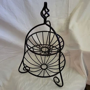 Cesta de Frutas Minimalista de Hierro con Base Resistente para Almacenamiento Organizado de Frutas y Decoración Moderna del Hogar - Product Image 1