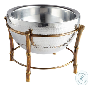 Plateaux argentés chics et discrets, ornés d'un contour audacieux de sphères réfléchissantes. Disponible au prix de gros. - Product Image 5