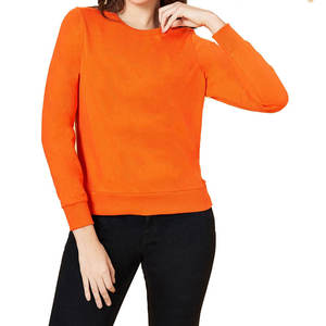 Sweat-shirt en molleton confortable pour femme, coupe ample, col rond, manches longues, décontracté, chaud, streetwear - Product Image 5