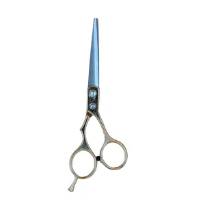 Ciseaux de barbier japonais en acier inoxydable, ciseaux de coiffure pour salon, ciseaux à effiler pliables pour droitiers, ciseaux de barbier - Product Image 4