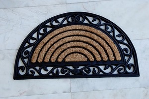 Nordic Modern Home Decor Entrance <b>Doormat</b> Plastic Polyester Sublimation Shoe Mat Welcome Design for Front Door <b>Rubber</b> Material - Product Image 2