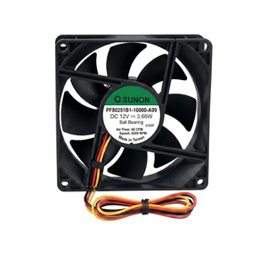 SUNON PF80251B1-10000-A99 12V DC High Air Flow Fan 80x80x25mm Plastic Cooling System | Original Authorized | Taiwan <b>HUB</b> Ready - Product Image 1