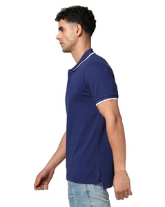 Men's Designer Short Sleeve Solid for Shirt High Quality <b>Custom</b> Embroidery Breathable Cotton/Bamboo Fiber 210g Hot Sell - Product Image 3