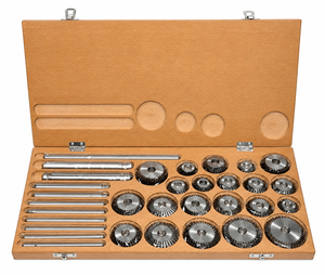 Jeu de 21 fraises à carbure Taurish 60HRC pour sièges et faces de soupapes de voitures et motos anciennes - Qualité supérieure, durable - Product Image 1