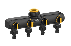 Connecteur de tuyau d'arrosage à 4 voies en ABS durable pour l'irrigation extérieure - Product Image 4