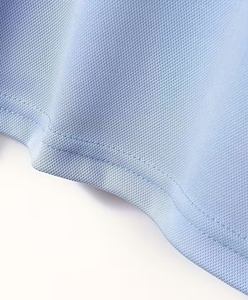 Chemises de golf pour hommes en polyester/coton, à bordure contrastée, séchage rapide, impression de logo personnalisé, respirantes, unies ou rayées, grandes tailles, vierges - Product Image 6