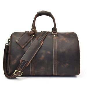 Borsa da Viaggio Piccola in Pelle Brandt Weekender - Product Image 1