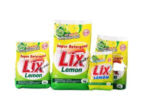 Lessive en poudre parfum citron LIX OEM ODM – Meilleur prix, en stock, détergent pour vêtements, Vietnam, autres parfums disponibles, 300g - Product Image 2