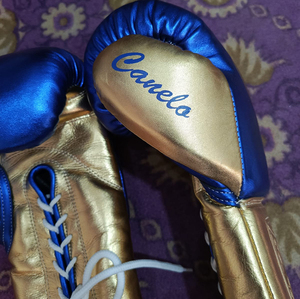 ถุงมือ MMA หนังแท้ Custom No Boxing No Life สำหรับฝึกซ้อมและต่อสู้ กันลื่น ระบายอากาศ ป้องกันรังสียูวี แบบเต็มนิ้ว ผูกเชือก - Product Image 4